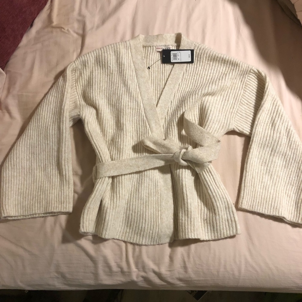 Kimono sleeve Luiza wrap sweater by Guess NWT
